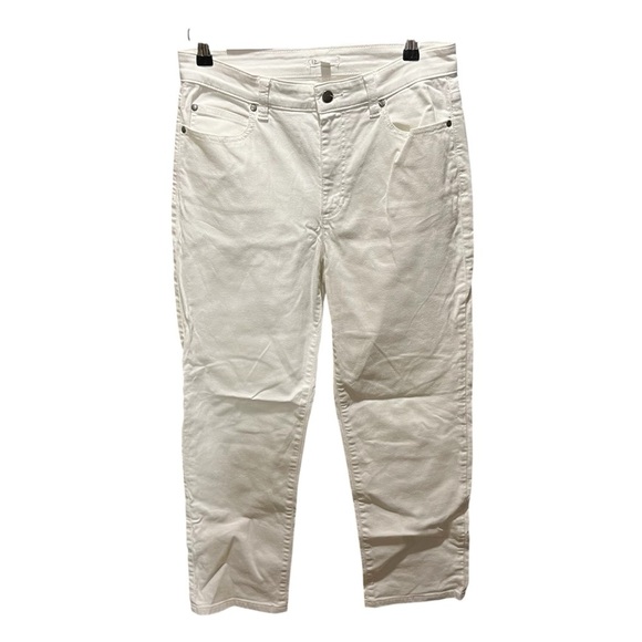 Eileen Fisher Denim - EILEEN FISHER ~ White Denim Straight Leg Jeans